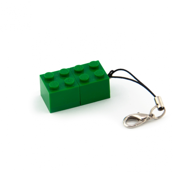 Zdjęcie produktu pendrive zielony klocek lego