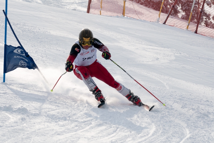 Fotografia sportowa - narciarskie zawody sportowe